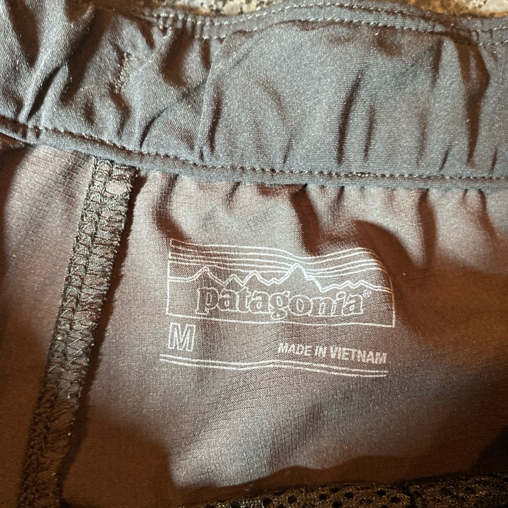 Patagonia Shorts Mens Medium Black Terrebonne Trail Hiking Performance Outdoor - Picture 2 of 6